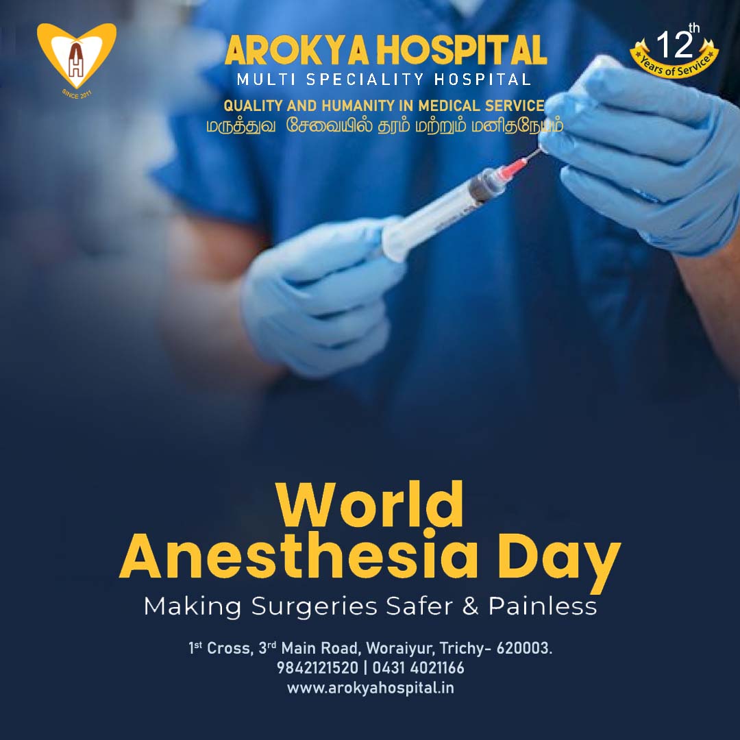 World Anesthesia Day!