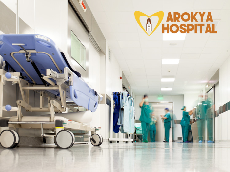 Inside Arokya Hospital, Trichy
